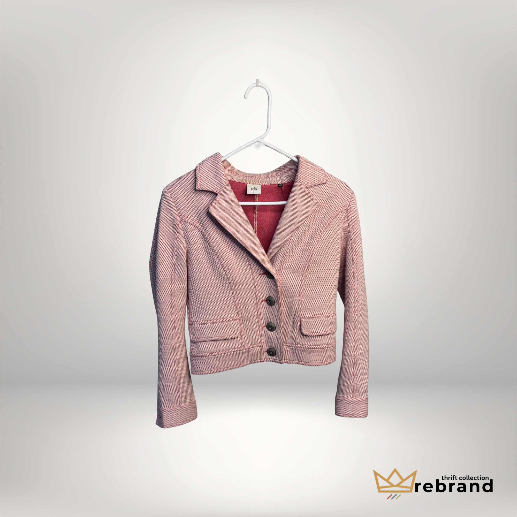 Blazer Cropped- Women's red - "Cabi" Size Small