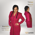 Vintage Braemar by Jeremy Scott Pink Designer Dress | Statement 80s Dress | Rare Vintage Canada