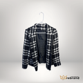 Blazer - Women's Black & White Pattern - Allison Dailey