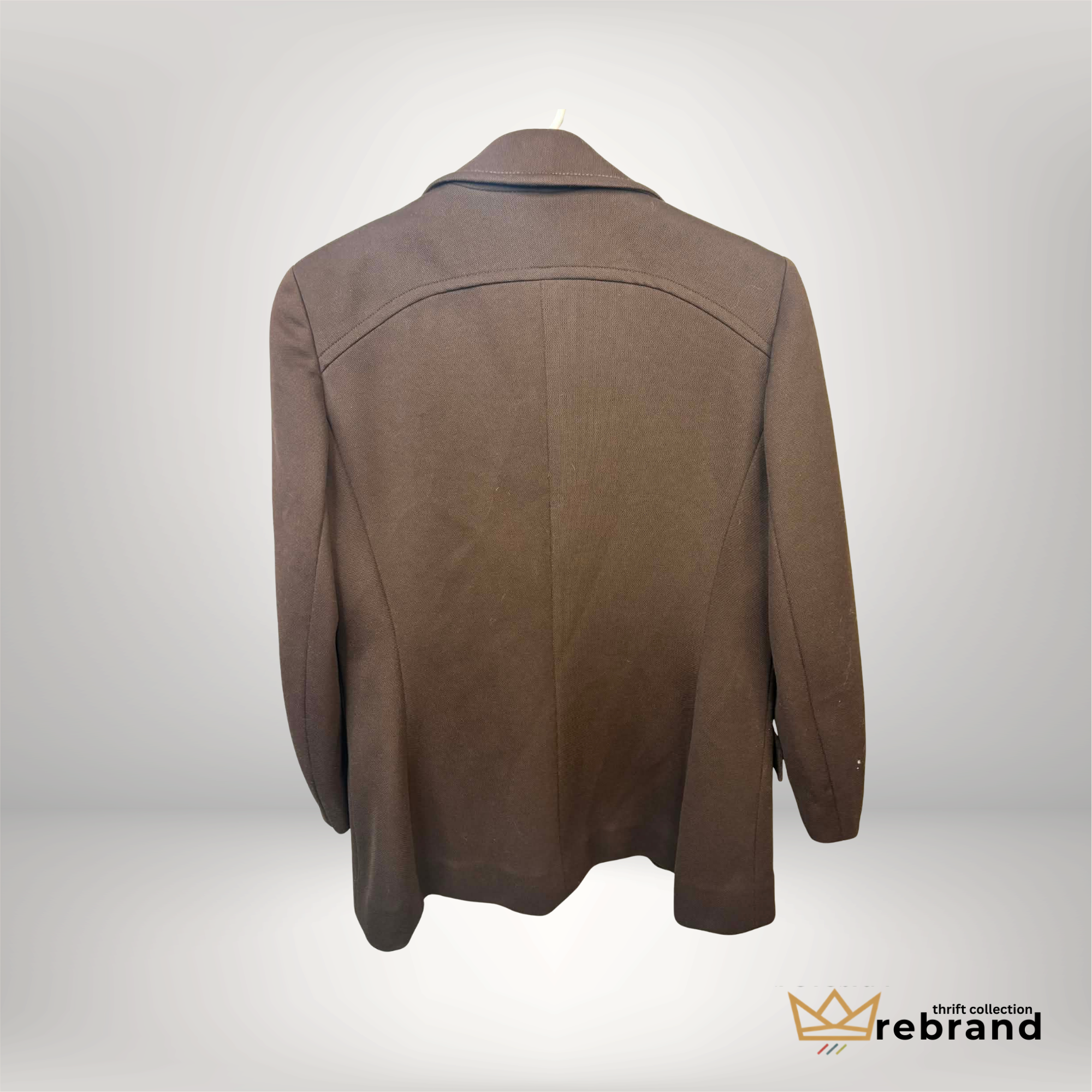 Vintage Blazer - Pant-Man Brown Tailored Jacket - Size (M/L-14) (1970-1980)