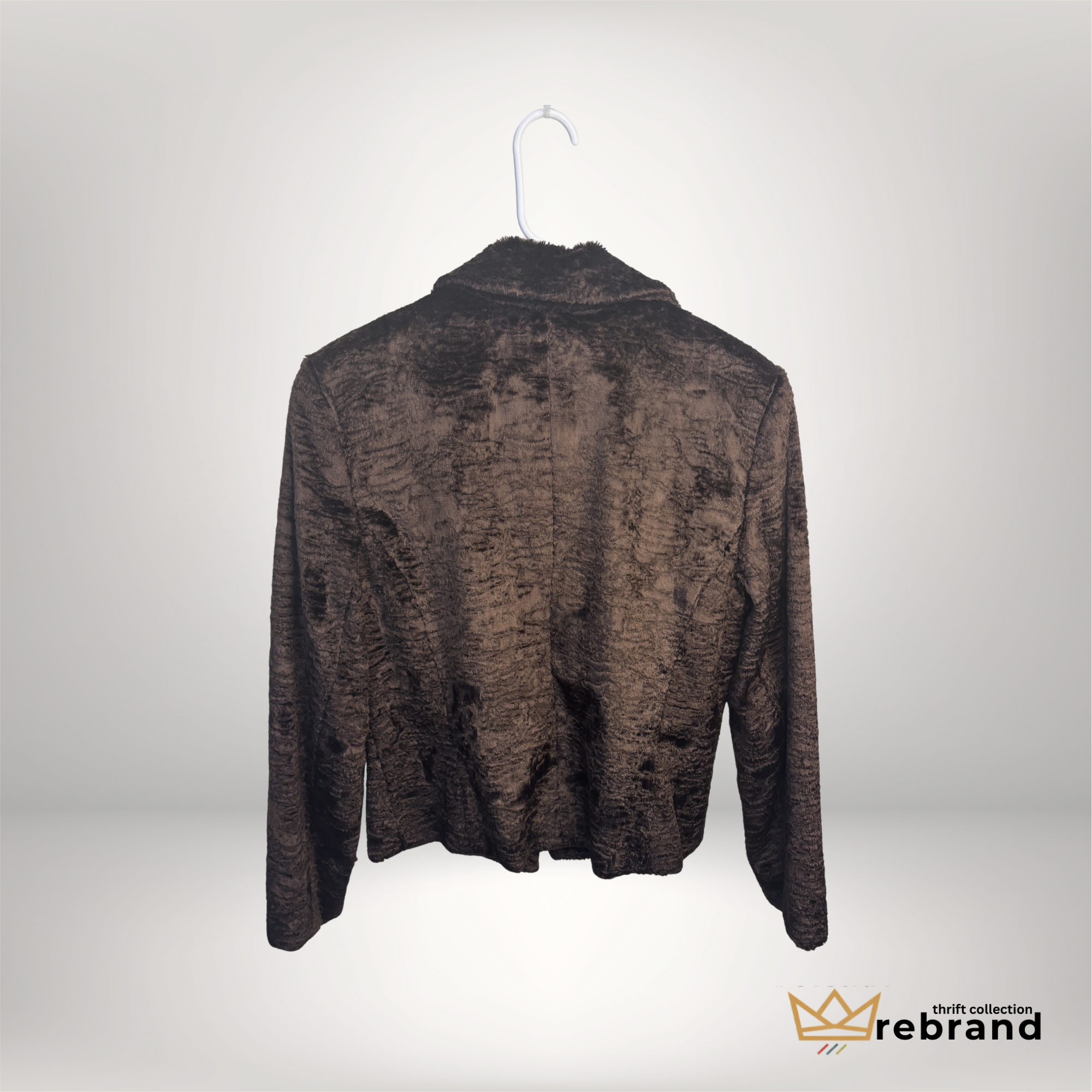 Vintage Louben Fuax Fur Jacket - Size 10/Med (1980-1990)