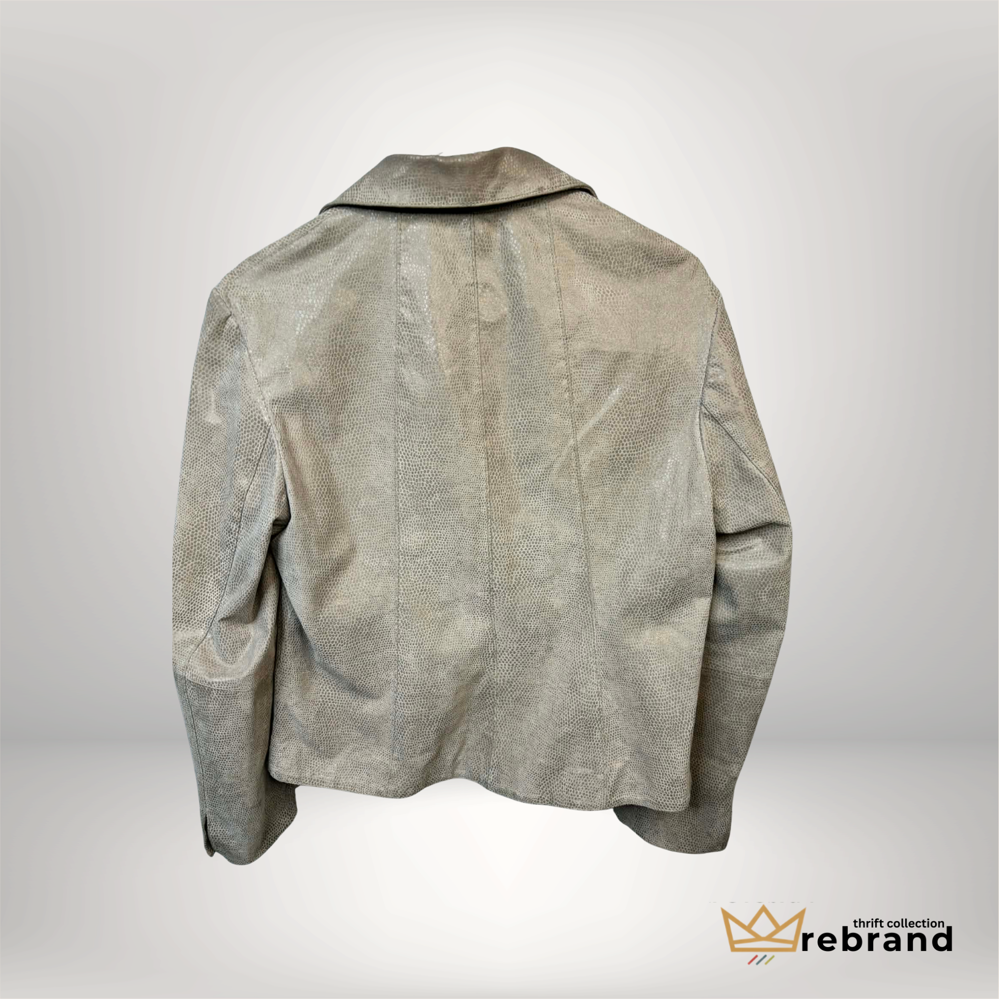 Textured Neutral Blazer — 600 West - Neutral - Size S/M (2010s)