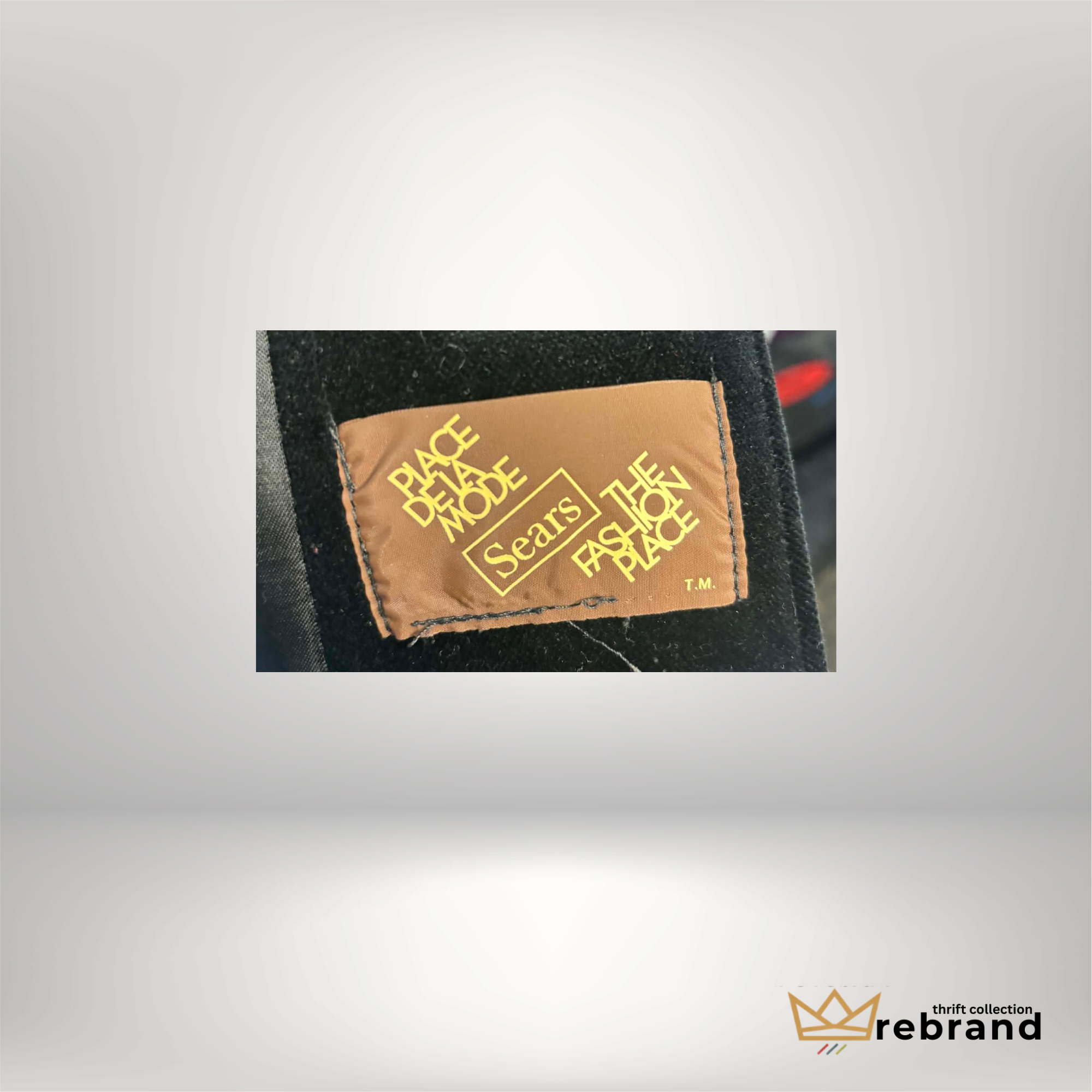 Vintage Blazer - Sears Place De La Mode - Black Velvent - Size Small  (1988-1984)