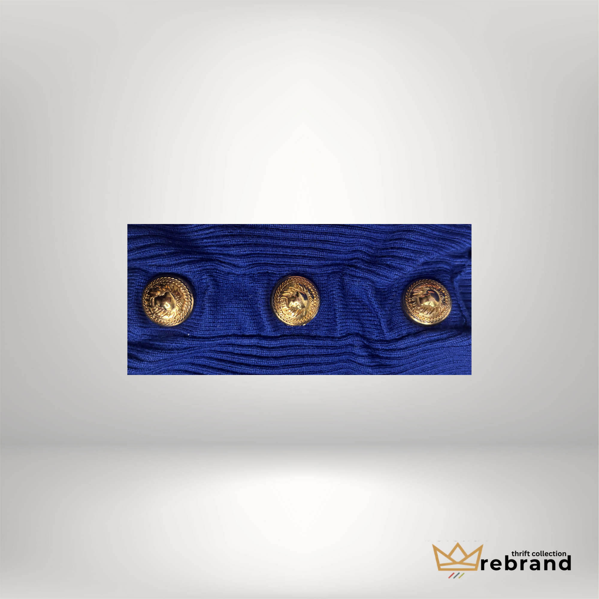 Revamped Colbalt Blue Knit Dress - Size M fits S - (2010+) - REVIEW