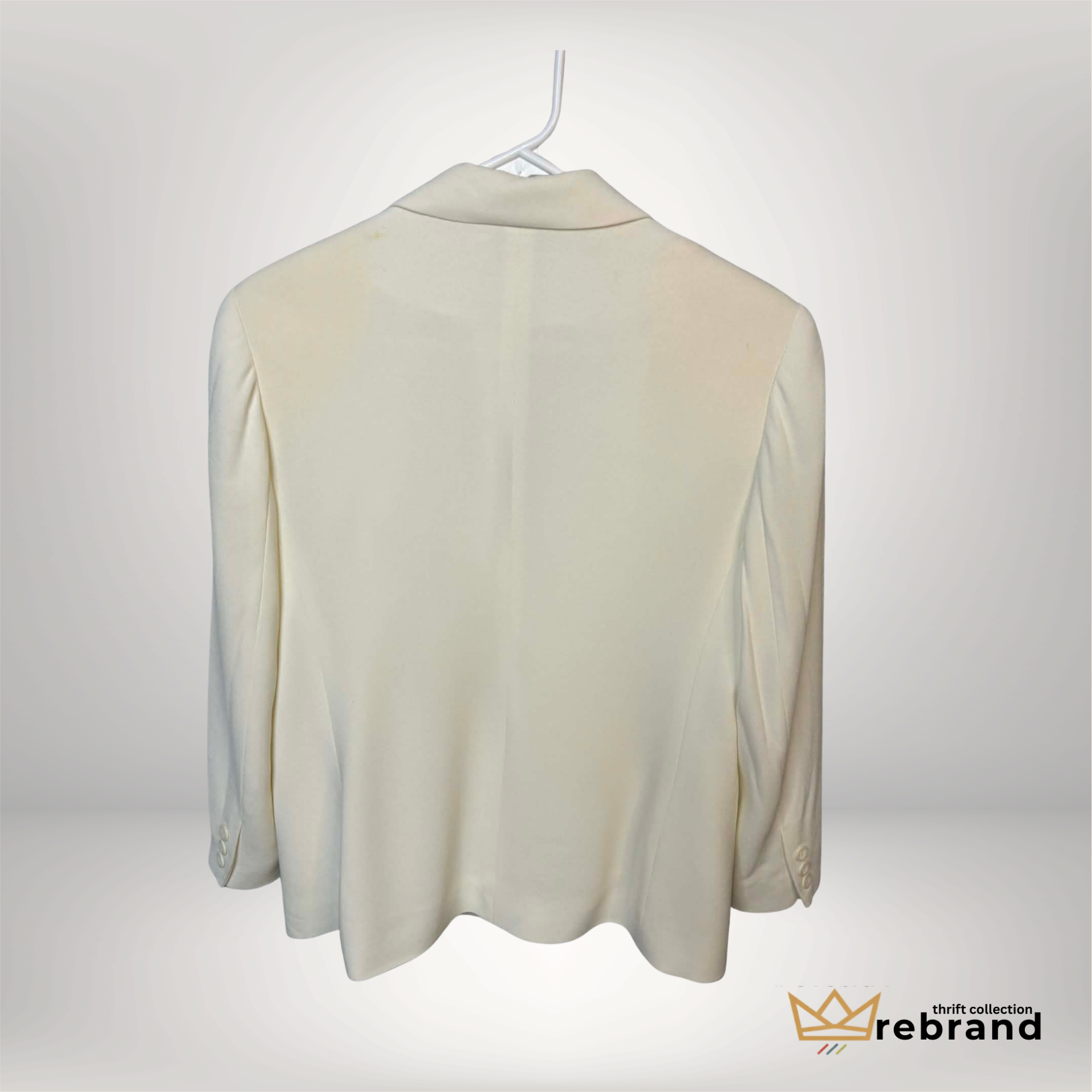 Louben for Baremar Cream Blazer – Petite Vintage Tailored Jacket
