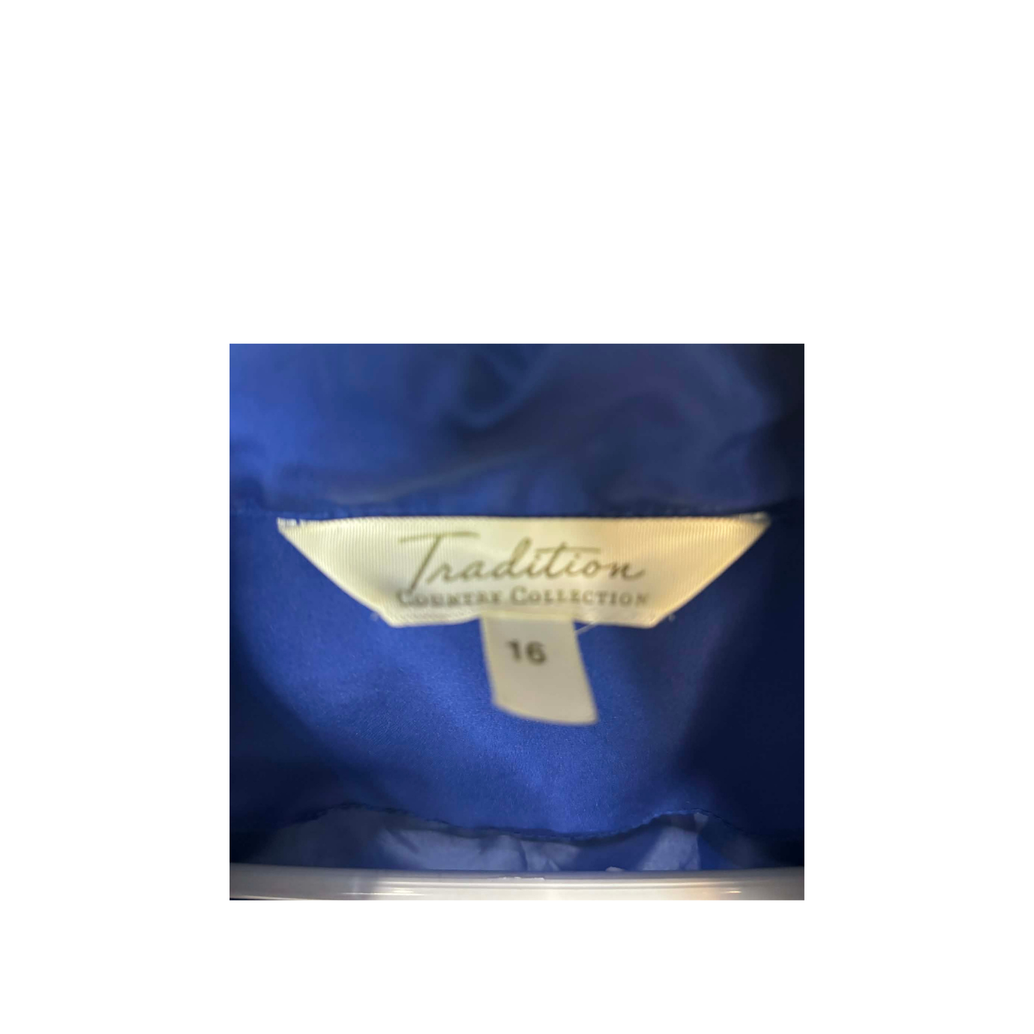 Vintage London Fog Tradition Cobalt Blue Utility Jacket – Size 16