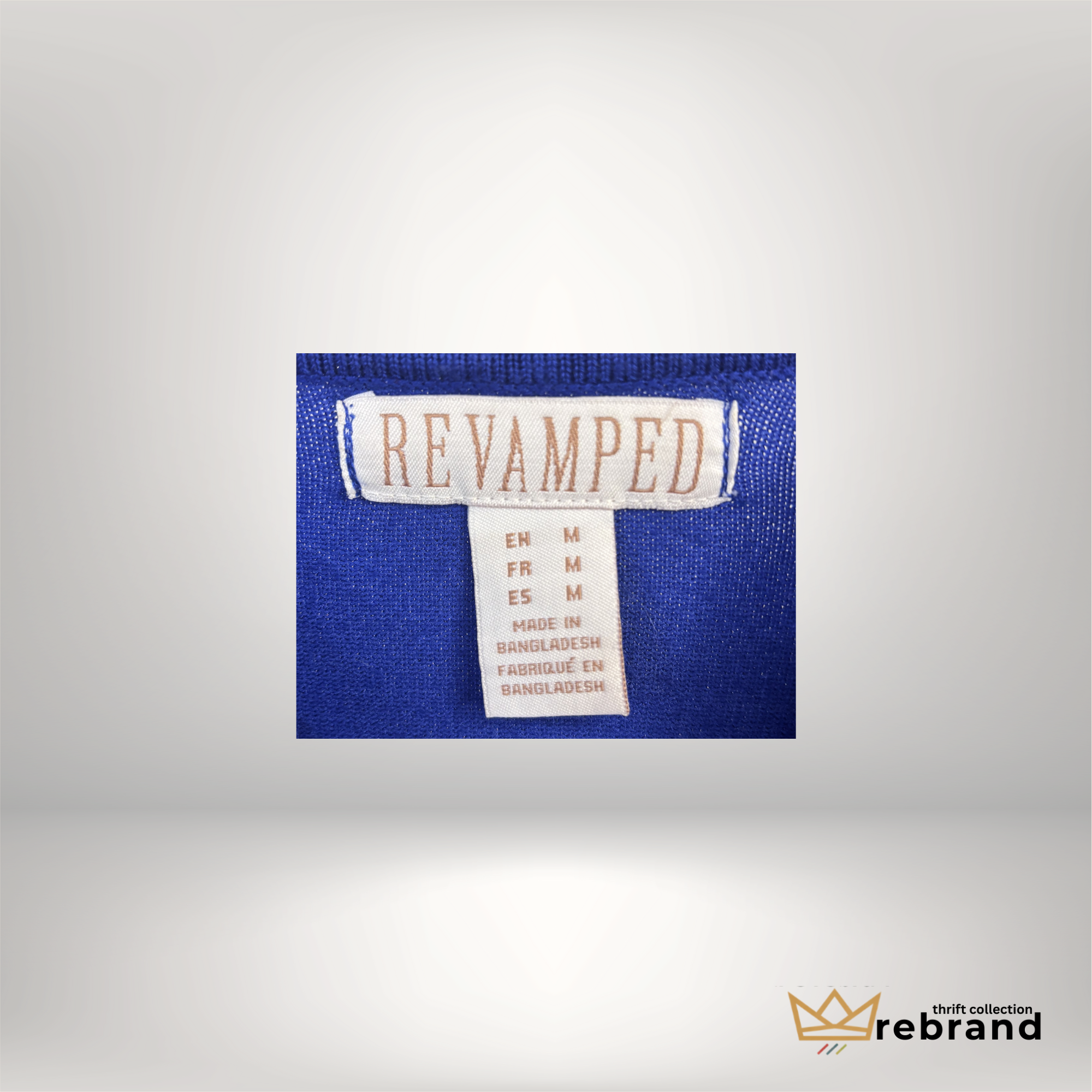 Revamped Colbalt Blue Knit Dress - Size M fits S - (2010+) - REVIEW