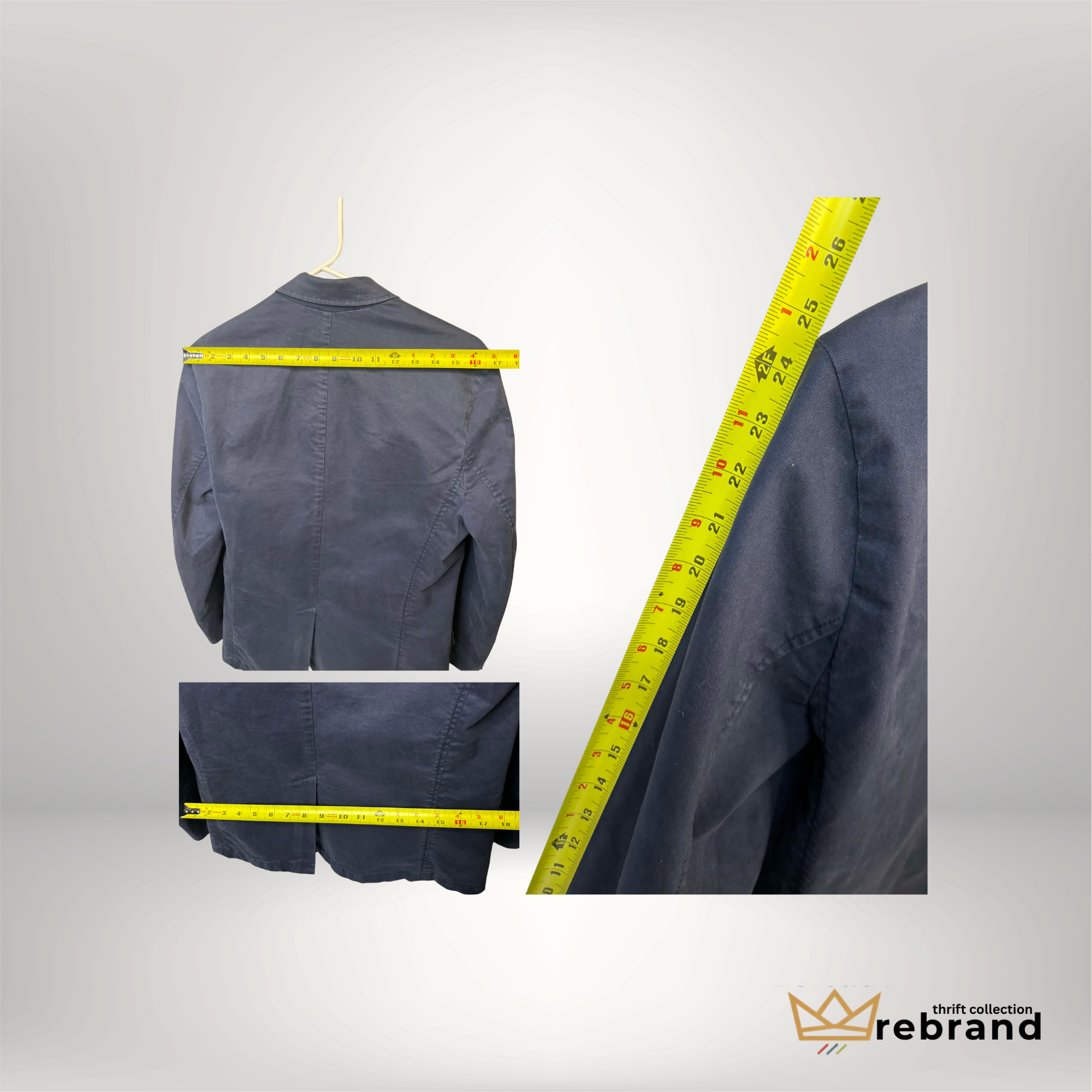 Navy Tailored Blazer — GAP- Navy- Size M (2010s)