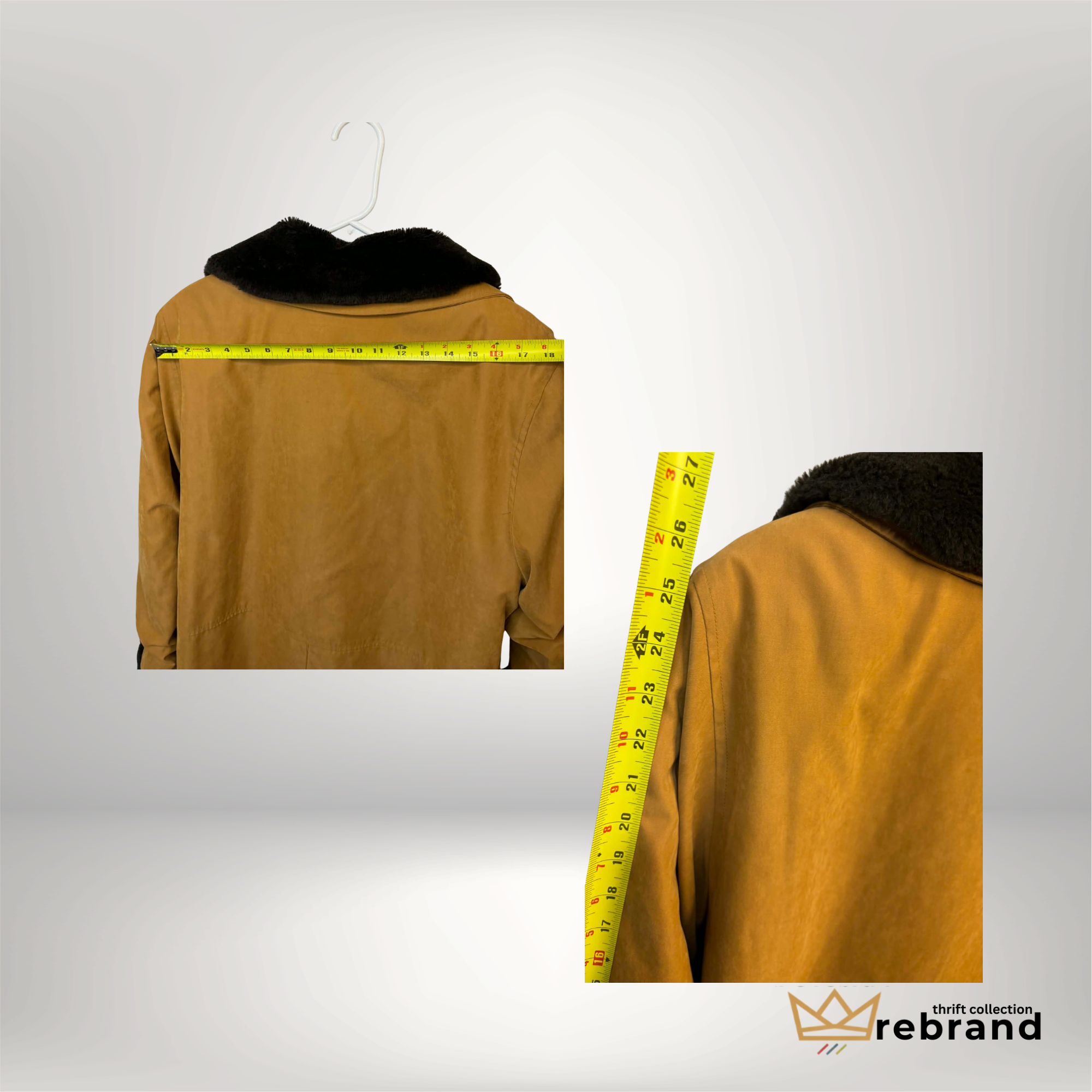 Vintage/Y2K Faux Shearling Jacket - "Apropos" Size- 14/L (1960-1970s)