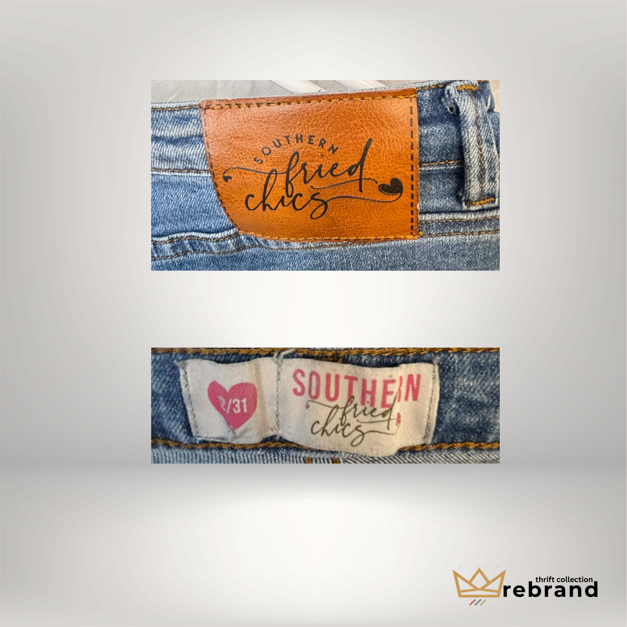 Flare Jeans Y2L/McBling Era -"Southern Fried Chics " -31 (2006-2010)