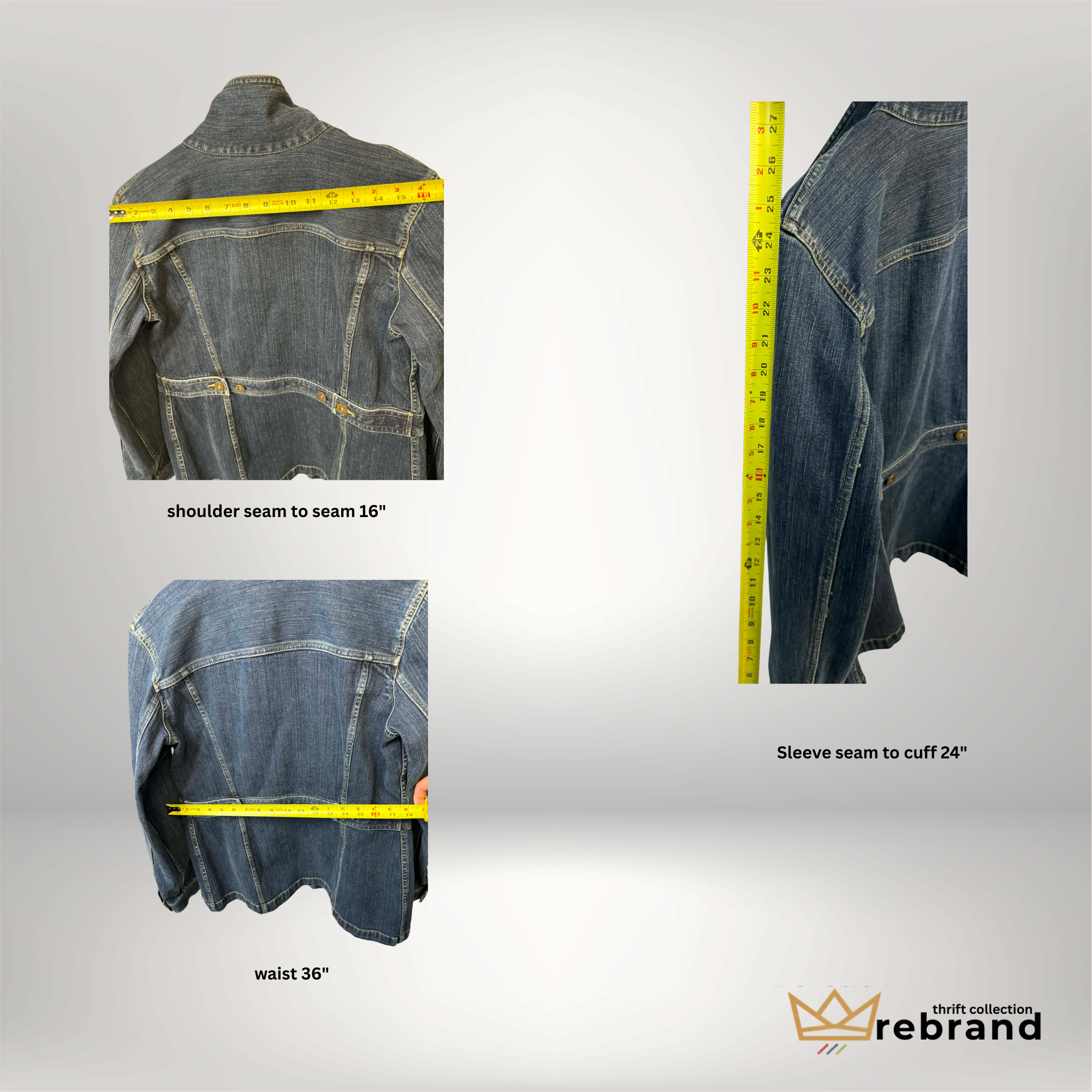 Vintage/Y2K Denim Jacket -Liz Claiborne - Blue - Size Med (1990-2000)