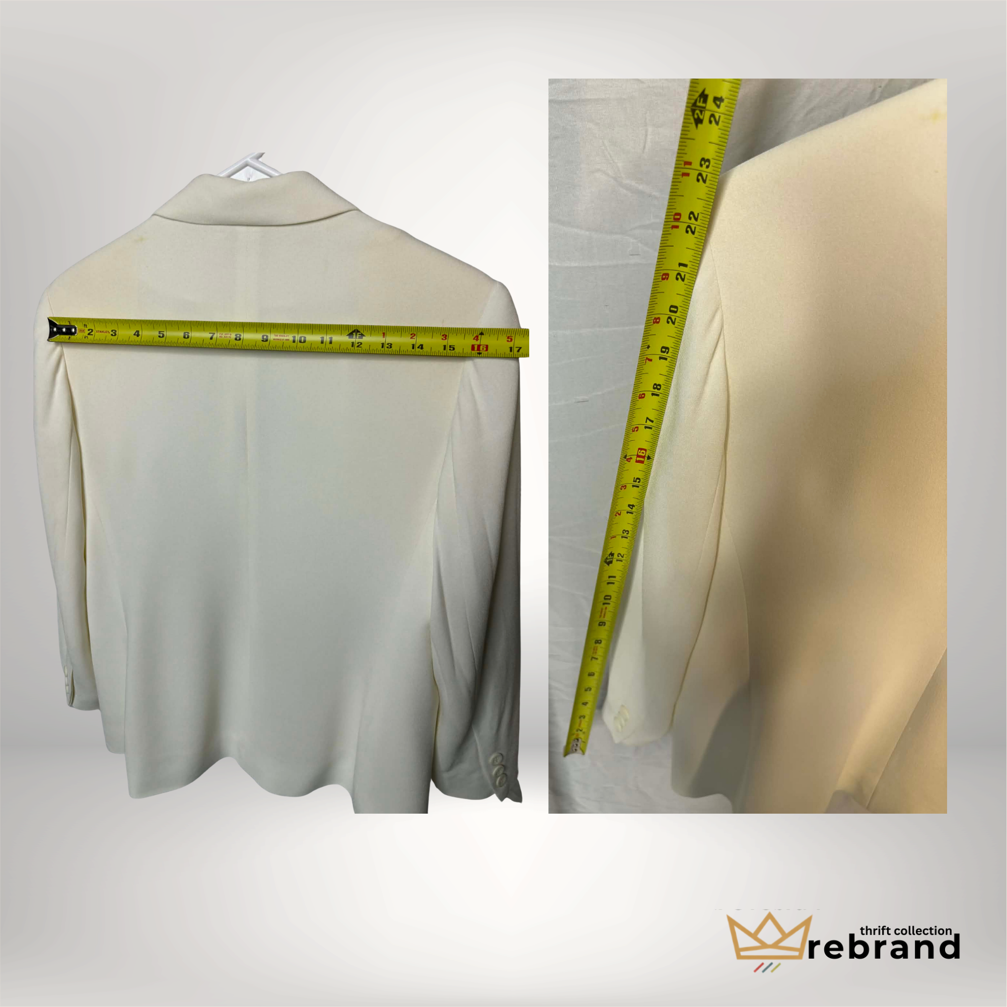 Louben for Baremar Cream Blazer – Petite Vintage Tailored Jacket